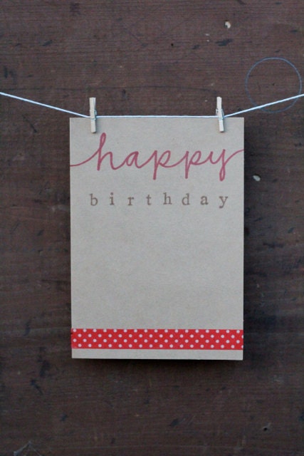Birthday Card // Happy Birthday