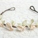 Champagne Berries and Flower Crown Headband, boho, romantic, bridal, fashion, bark vine, wreath, woodland, rustic, halo, fairytale