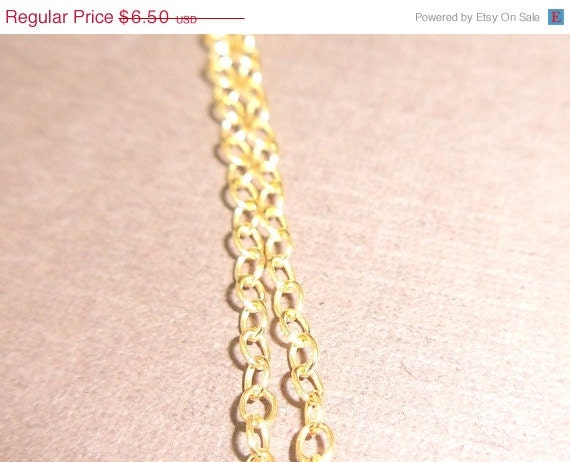 Memorial Day Sale Chain add on 22" long Gold Fill.  Make any of my necklaces longer
