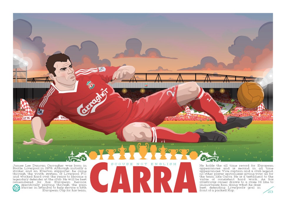 Carra - Limited Edition A3 Print