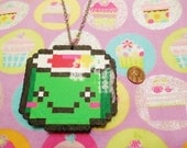 Kawaii Sushi - Perler Bead Necklace