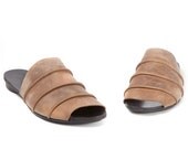 Leather slippers, Camel slippers, Handmade shoes ,Women shoes