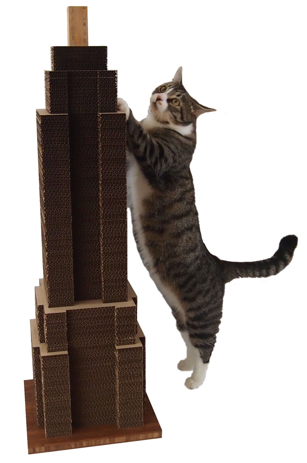 The Sky Scratcher: New York City - A Renewable & Eco-Friendly Cat Scratching Post