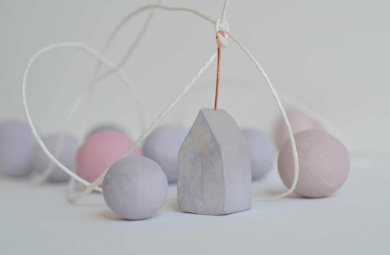 Little House Pastel Color Necklace
