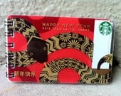 Upcycled Gift Card Notebook - Starbucks