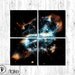Space, universe photograph of Planetary Nebula ,Dying Star - Large gallery wrap Canvas art, wall decor 39"x39"