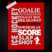 Ice Hockey Word Art Print 8x10 Custom Colors