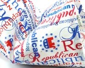 Microwave Corn Bag Republican Print , Corn Bag, Microwave Heating Pad, Corn Sack, Washable cover