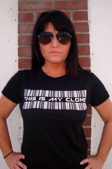This Is My Clone T-Shirt Funny Geekery Geek Science Nerd Humor Joke Gift Tee Shirt Tshirt Mens Womens Kids S-3XL