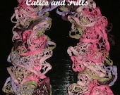 All Colorful Frills- Knitted Fashionable Scarves