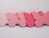 50 Shades of Pink Butterfly Die Cuts noD1009