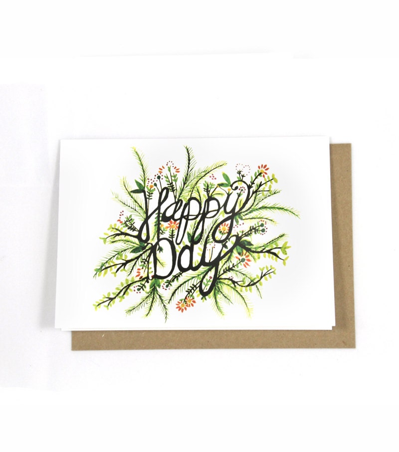 Happy Day Single Card