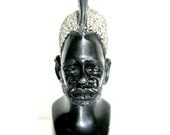 Wonderful Mid Century African Shona Carving African Carved Bust Tribal Art SALE Was 98