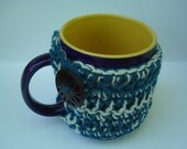 Mug Cozy - Mug Warmer - Mug Hug - handmade crochet - Mallard shade