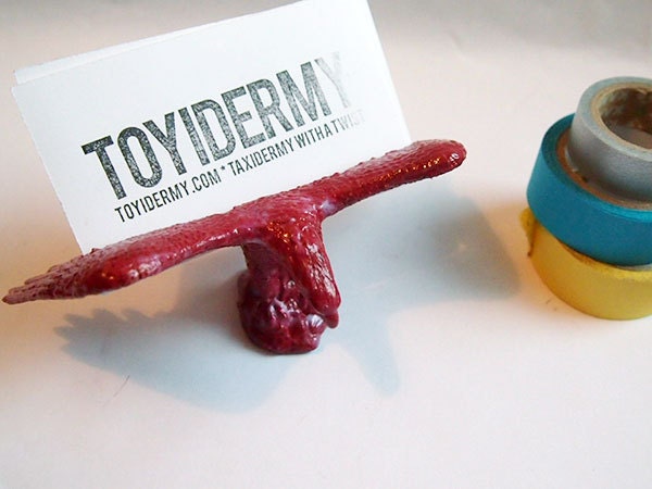 Custom Color Eagle Toy Business Card Holder // Unique Gift Idea