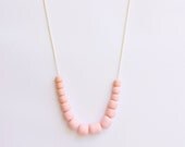 Blush Pebble Necklace