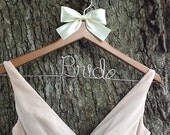 Huge Sale Personalized Bridal Hanger / Bride  / Wedding Hanger /Bridal Gift / bridal party GIFTS / wire hanger