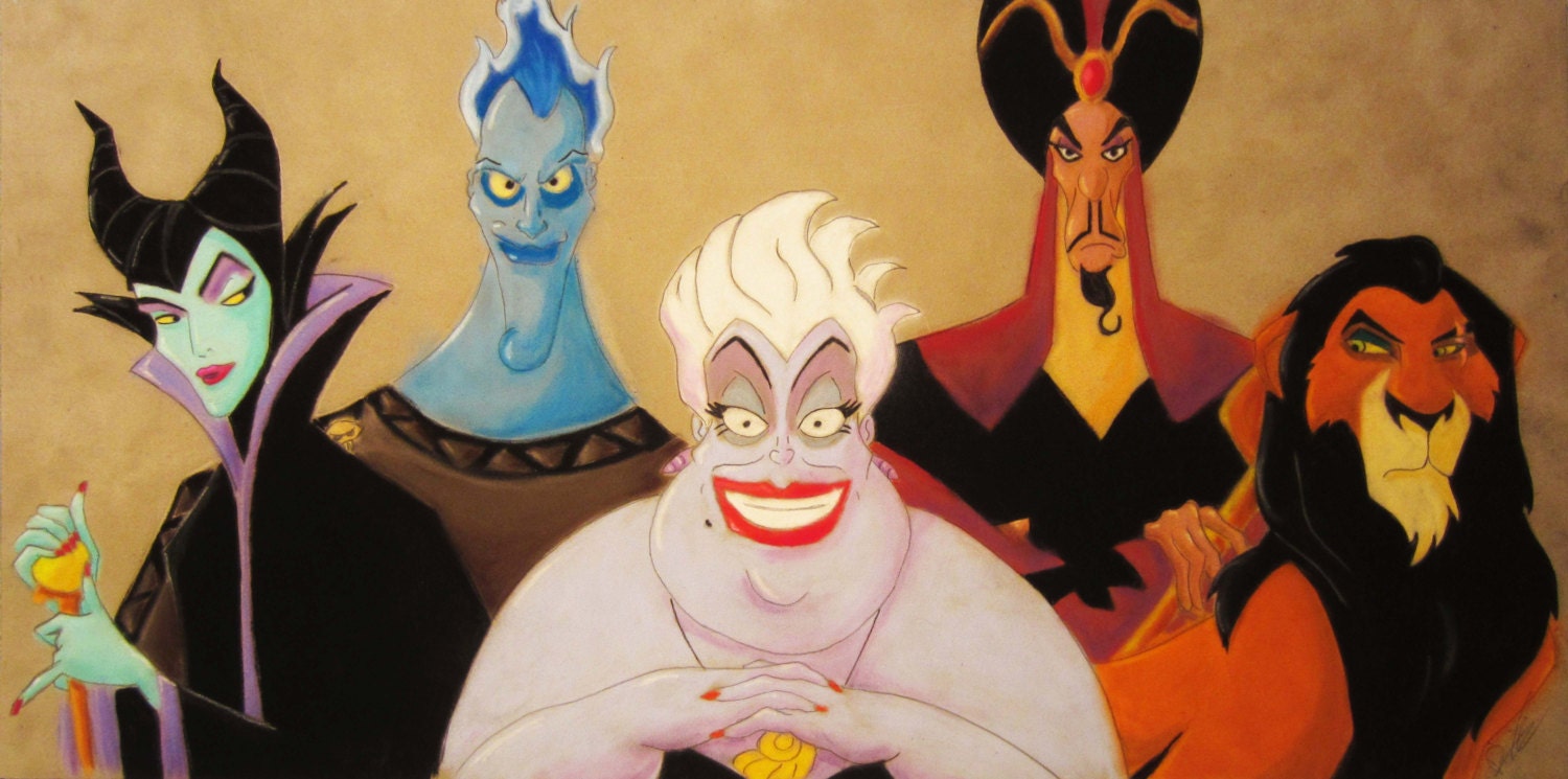 Print of Original Pastel on Suede "Evil Much"