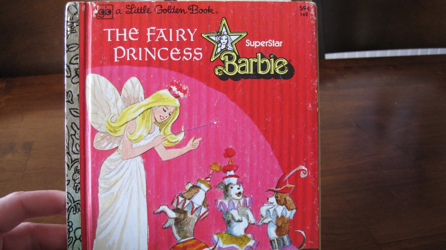 Vintage Superstar Barbie The Fairy Princess, A Little Golden book