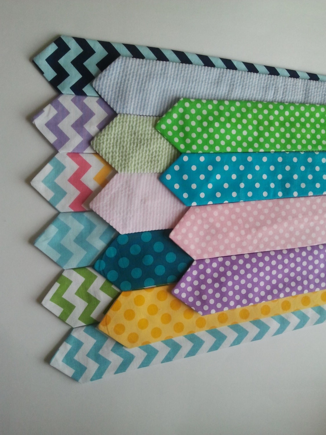 Spring Summer pastel chevron polkadots ties toddler boy baby infant outfit clothing dots blue seersucker purple