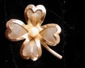 Vintage  Shamrock Pin