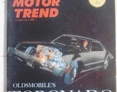 Vintage Motor Trend - December 1965 -  1966 Car of the  the Year Edition-  Olds Toronado