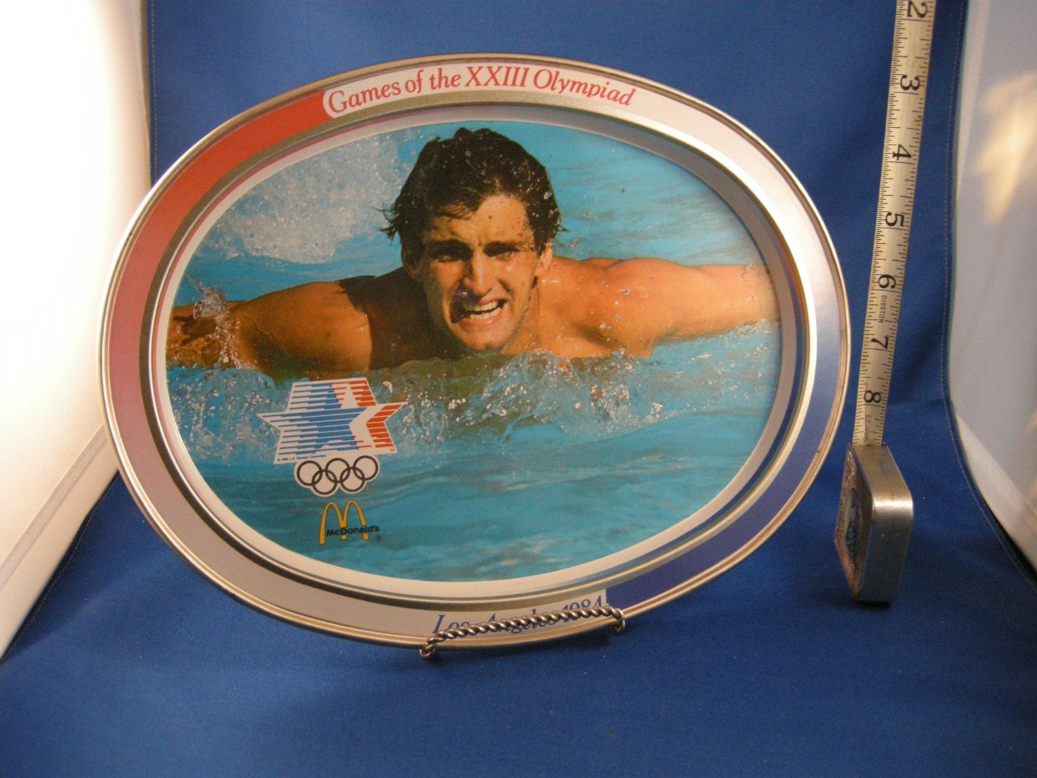 1984 Olympic McDonald's Tin Serving Tray (Swimmer)