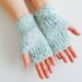 gloves,, knitting gloves, fingerless gloves, mint green marbling gloves, wrist warmers, woman, girls valentine day gifts hand warmers