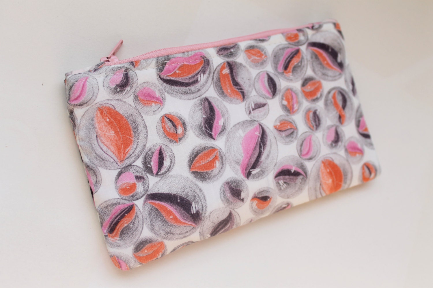 Zipper pouch, Liberty of London fabric, clutch, coin purse