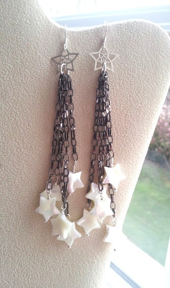 925 Sterling Silver and Mother of Pearl Earings