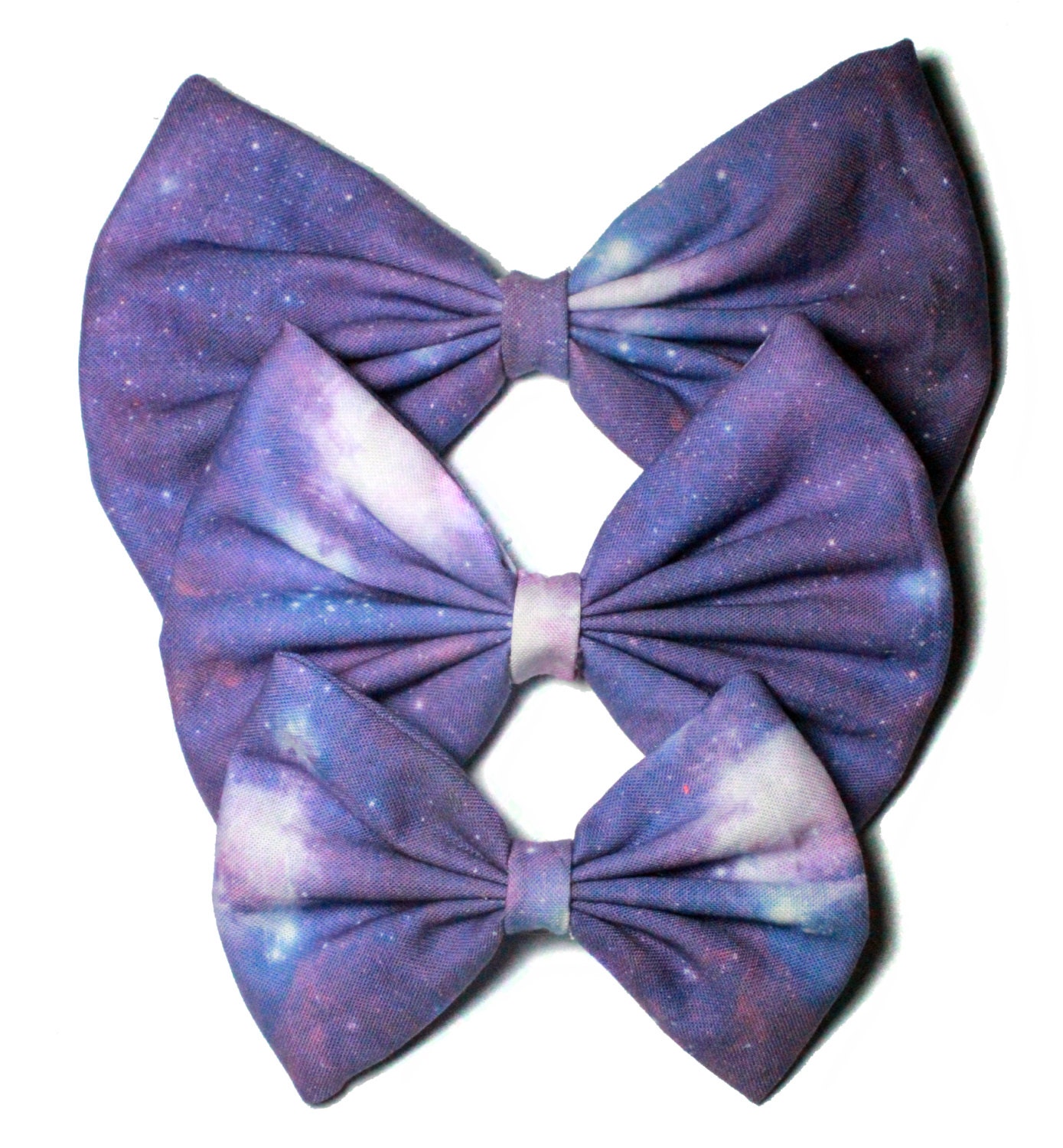 1 Galaxy Printed Hair Bow (S,M, or L)  (version 3)