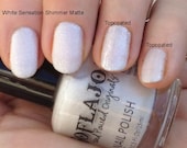 White Sensation from the Matte Love Nail Polish Collection