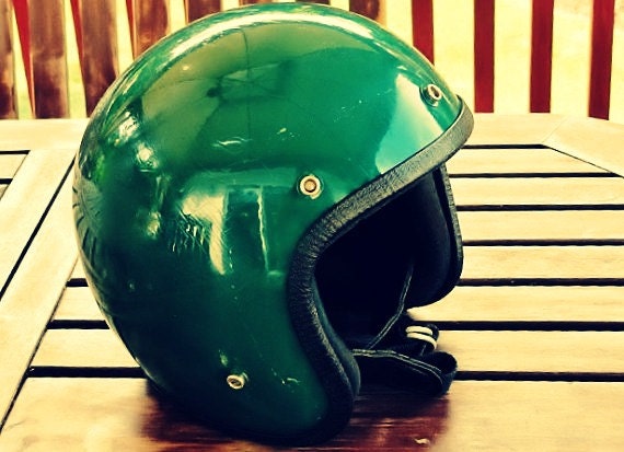 Vintage Motorcycle Helmet of the 1960's