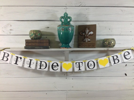 Bride To Be Banner Bridel Shower Banner Decoration Bachelorette Party Wedding Banner Custom Colors