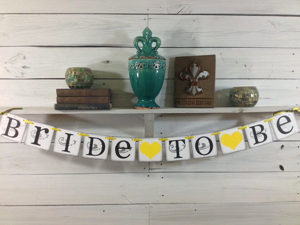 Bride To Be Banner Bridel Shower Banner Decoration Bachelorette Party Wedding Banner Custom Colors