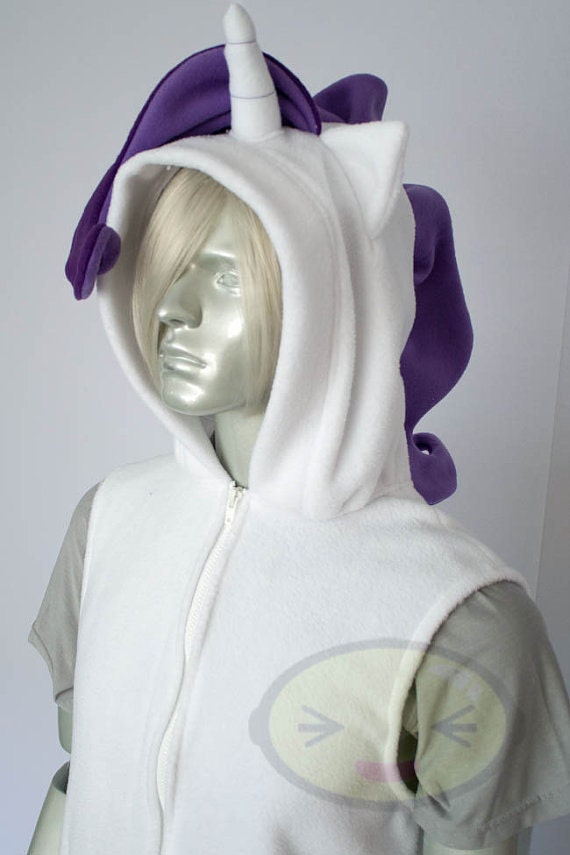Rarity Pony Vest, Costume, Hoodie, Vest, Jacket, Hand-made, Cosplay