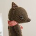 Soft Toy Brown Fox Fedor -  Stuffed Animal - Artist Teddy Bear