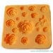 15 Roses and leave flower Silicone Mould for Cake Fondant fimo mold sugarcraft