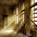 Photography Backdrop Sunlit Grunge Windows Interior Background 5x7 Ft. Ultralite Fabric-Not Vinyl ST675