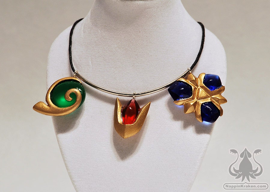 Legend of Zelda Spiritual Stones Set of Charms, Ocarina of Time