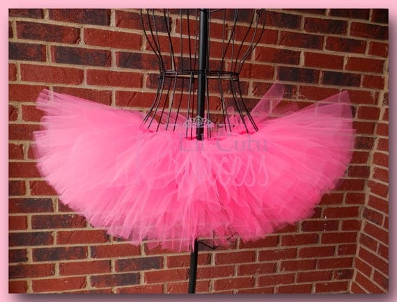 Passion - Neon Shocking Pink Tutu - Rave - Party - Dance - Club - Available in Infant, Toddler, Girls, Teenager and Adult Sizes