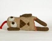 Snuggly munchkins handmade cashmere monsters in brown