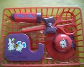 80s Jimmy and Amy Stationery Set.  Vintage Collectible Fancy School Kit.  GVS, Vl, Blossom team