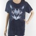Cat Tshirt Cat Shirt Bleach Black T-shirt Unisex T-shirt Men T Shirt Women Tshirt  Screen Print Size M