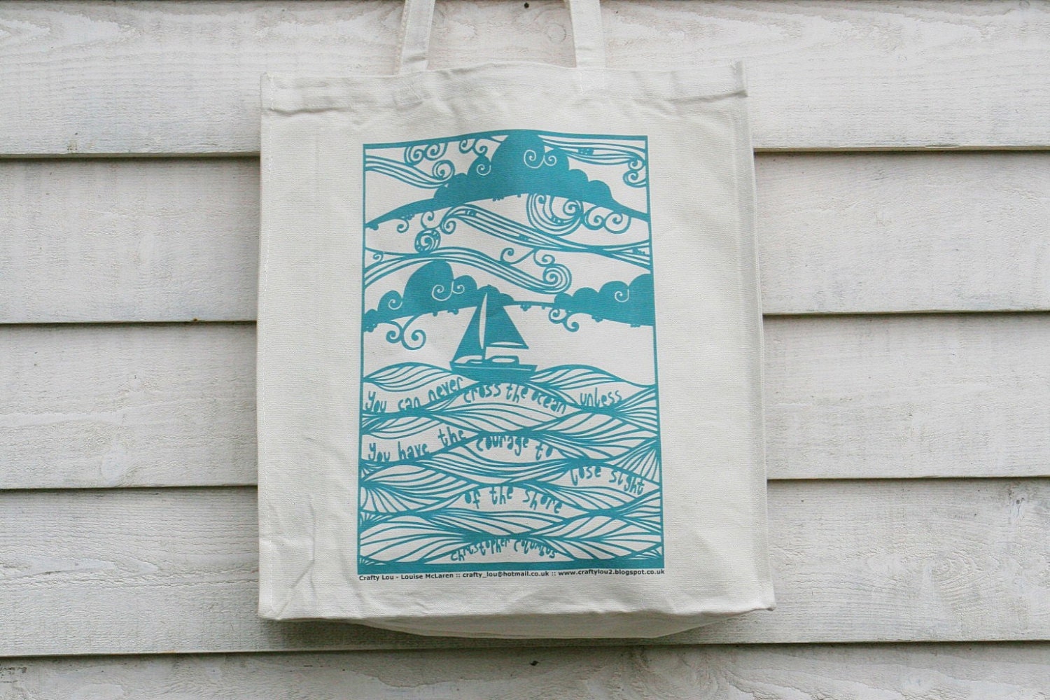large beach canvas tote bag, womens, turquoise aqua blue, pattern, boat,nautical, ship, sailing, summer
