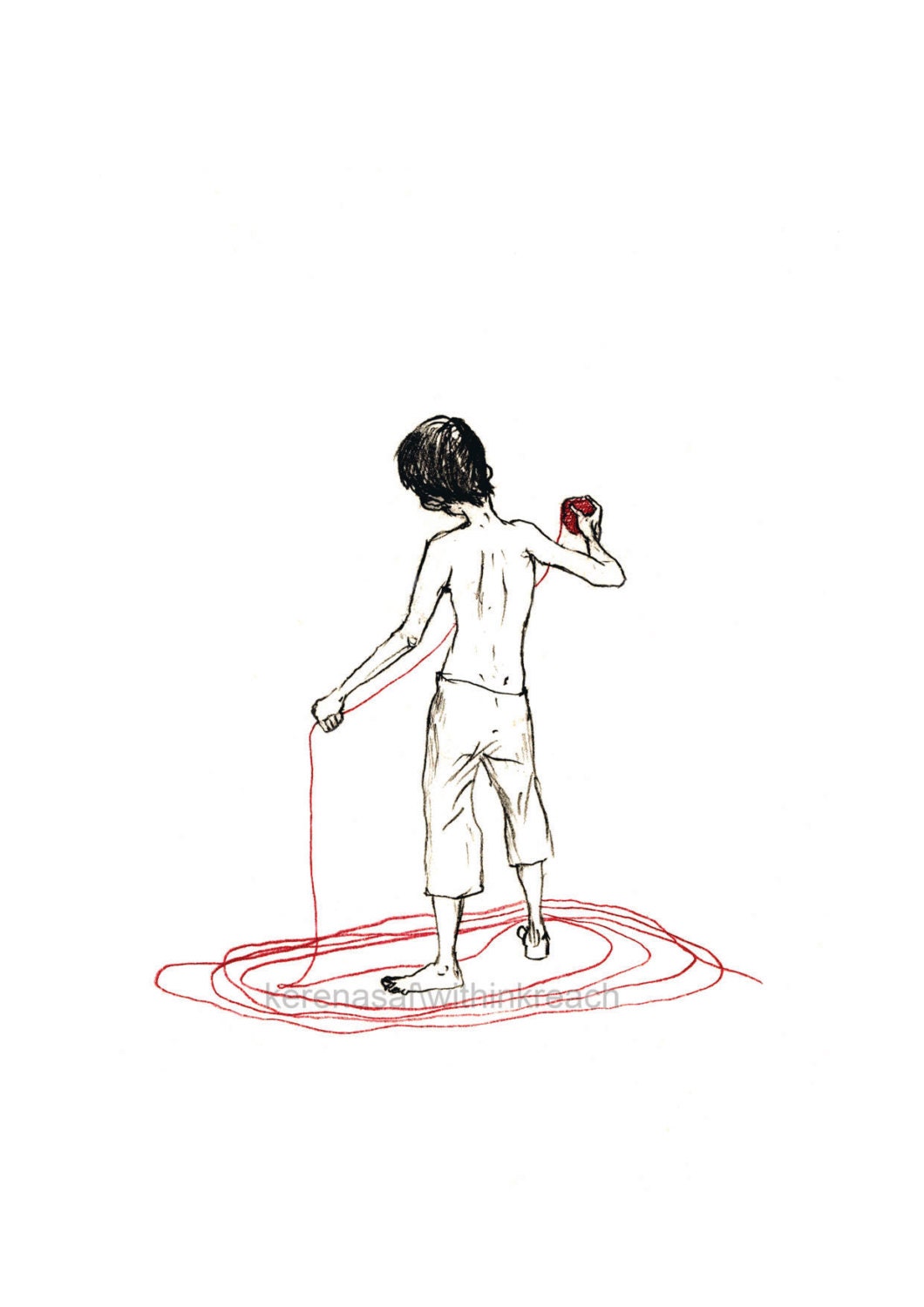 red yarn / print / withinkreach