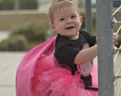 Inspired by Batman - Pink Batgirl with Cape Small