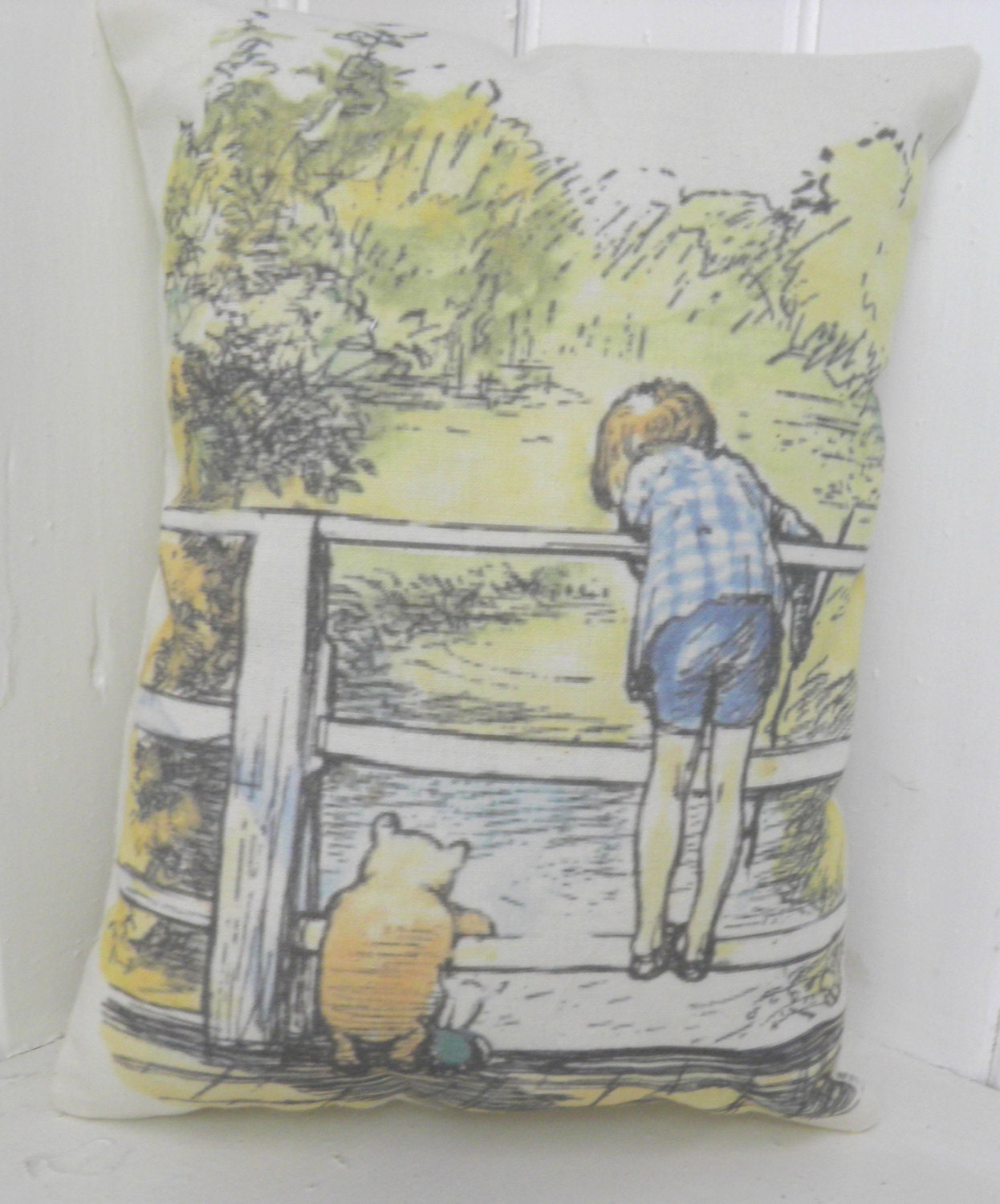 Winnie the Pooh - Classic Pooh Sticks Mini Pillow Easter Gift