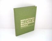 Vintage Poetry Book - Coffee Table Book - Olive Green Decor