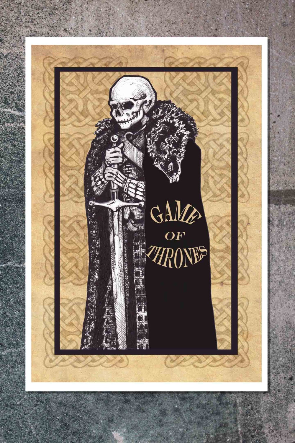 Game of Thrones Poster - 13x19 inches - by Indrid Cold